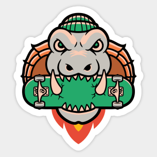 Skateboard Monster Sticker